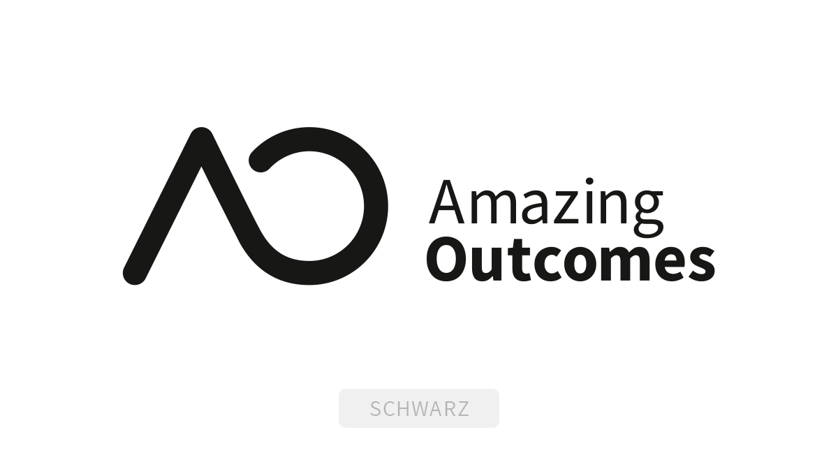 Amazing Outcomes Logo schwarz-weiß